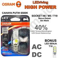 Gambar Lampu Motor LED OSRAM FINO 115 (putih) Bohlam H6 M5 T19 AC DC - 7035CW dari bohlamhid Kota Tangerang 1 Tokopedia