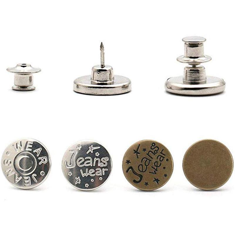 Product Introduction of Adjustable Removable Jeans Button Nail Free Metal Button Button Accessories Clothing Clothing P7M8 22