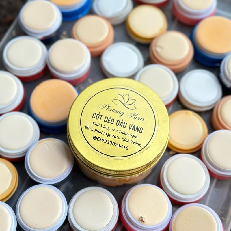 KEM CỐT DẺO DẦU VÀNG 250g ( Dành cho da vàng , thâm sạm sắc tố) Bết nhẹ , lộ vân
