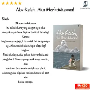 Buku Novel Aku Kalah, Aku Merindukanmu (Coretan Lena) Bookpaper / Y B