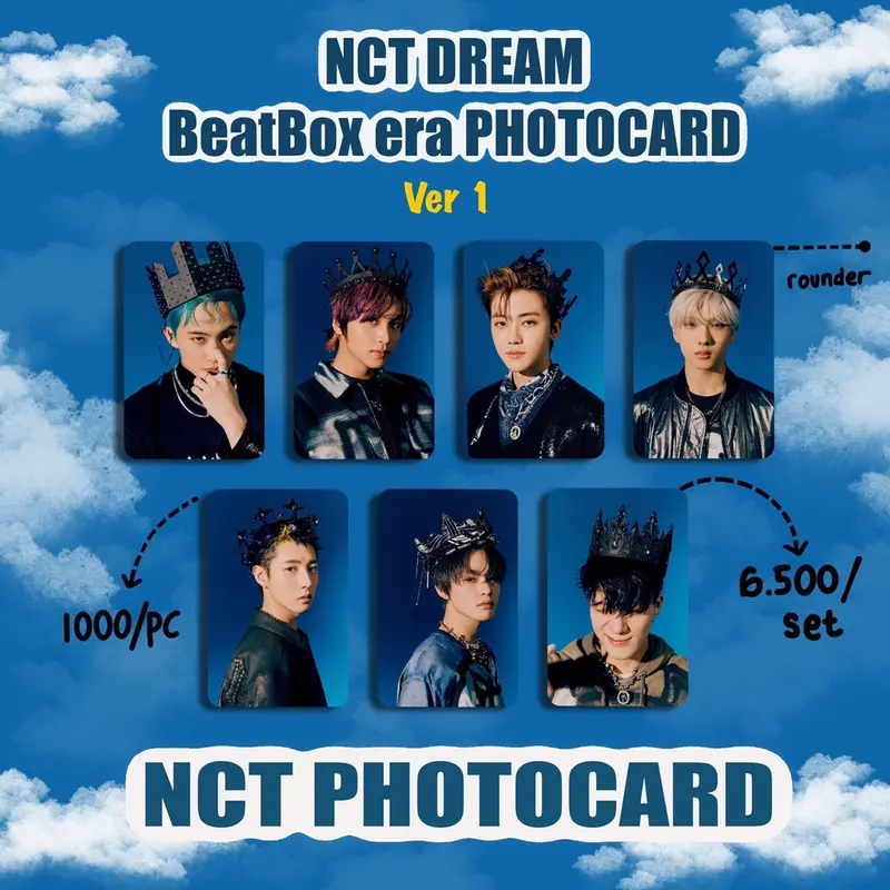 PHOTOCARD NCT DREAM -BEATBOX - NCT - PC - SPECIAL EDITION UNOFFICIAL ALL MEMBER - BEAT BOX 0