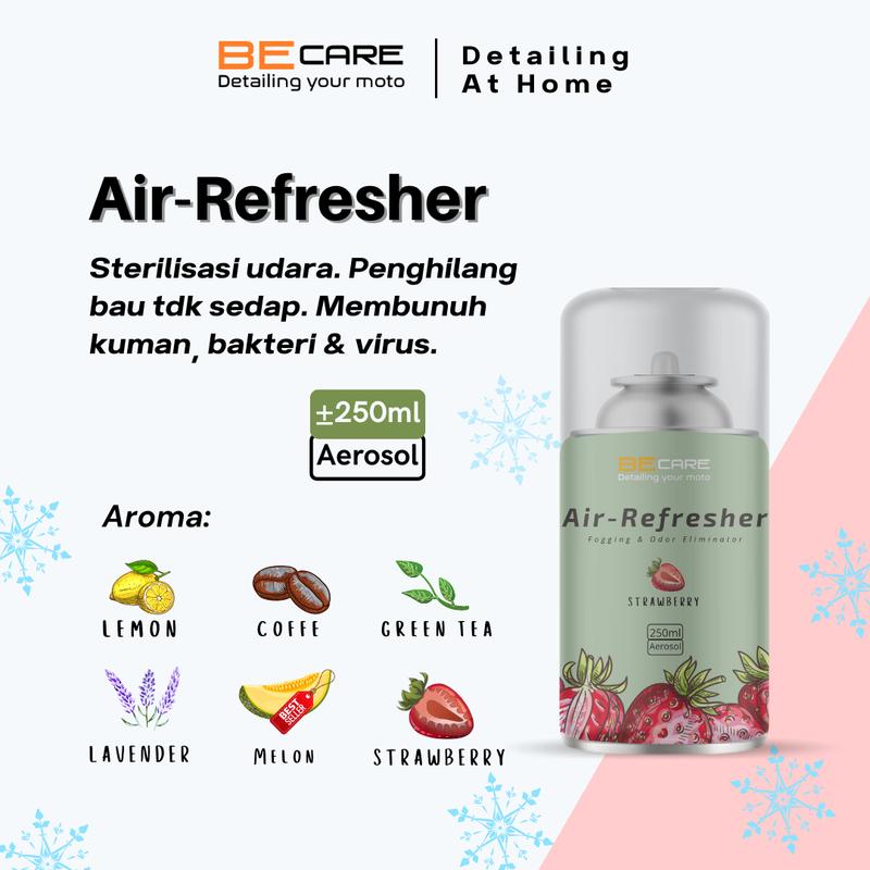 Air Refresher - Odor Eliminator - BeCare Detailing - Fogging Pembersih Penghilang Bau Interior Mobil 1
