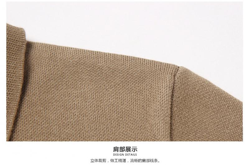 Product Introduction of Cozy High-Density Knit Cardigan for Men: 2024 Autumn Collection Knitwear Menswear Tops Lingerie Knife Longsleeve 4