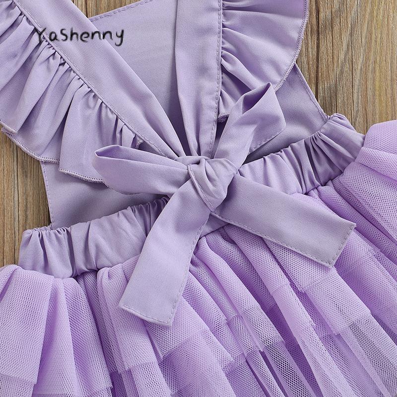 Product Introduction of Infant Baby Girls Romper Dress Fly Sleeve Mermaid Scale Print Tulle Splicing Tutu Bodysuit Summer One-Piece Clothes 34