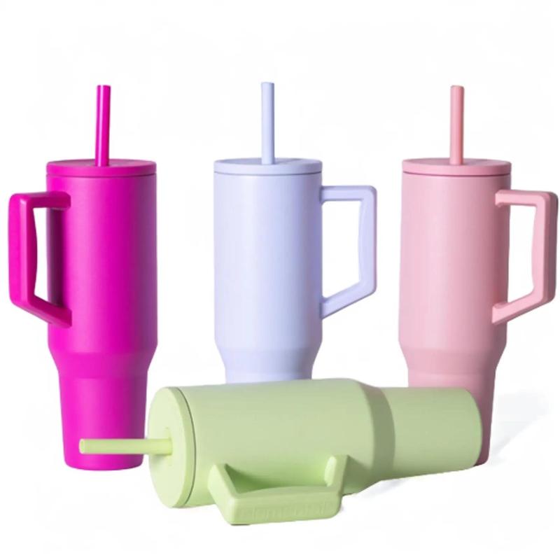 Elemental chính hãng - Thương hiệu Mỹ Ly giữ nhiệt Elemental Commuter 1180ml thép không gỉ có tay cầm combo ống hút trân châu giữ nhiệt vượt trội đạt nóng 12h lạnh 24h chuẩn FDA Hoa Kỳ