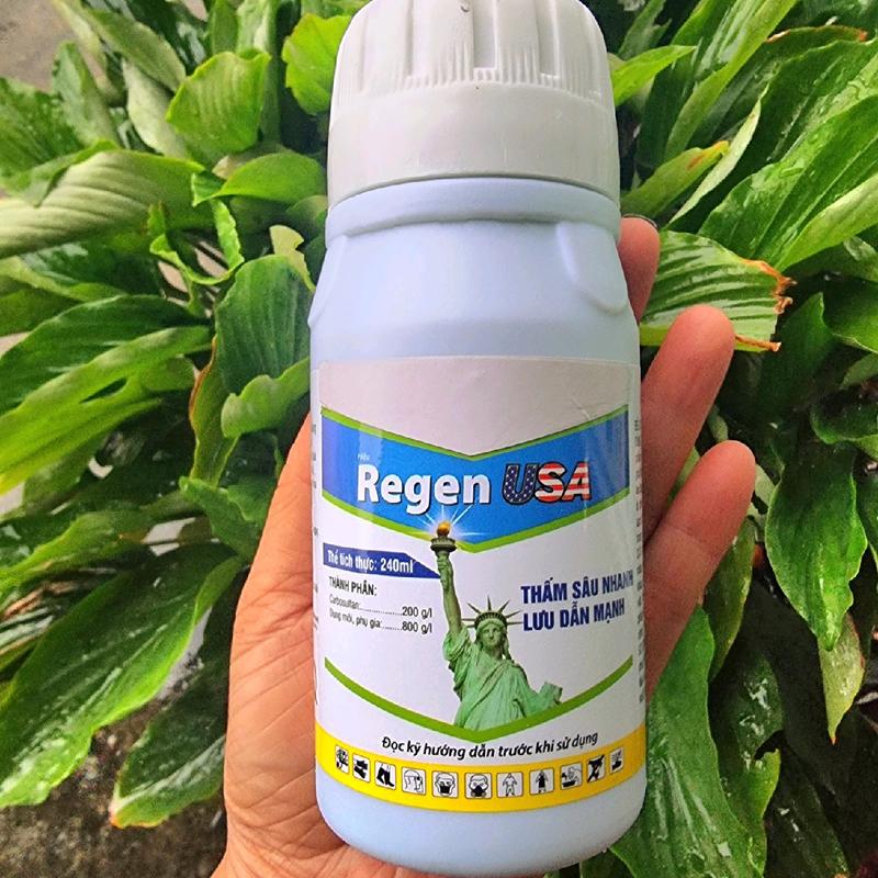[ phân bón lá ] REGEN_USA, dạng sữa 240ml . Dùng phun mát cây trồng, phòng ngừa côn trùng gây hại cây và đất trồng. 0