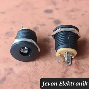 Soket DC Adaptor Cewek pin 2.1 x 5.5 mm Panel Mount Female Socket Power Supply