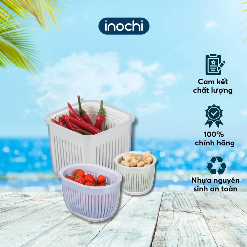 Hộp Đựng Hành Tỏi Hokkaido Inochi Nhiều Sự Lựa Chọn Hình Oval Tròn Vuông Dạng Lưới Giúp Ráo Nước Chống Ẩm Đồ Gia Dụng Nhà Bếp Cần Thiết Trong Gia Đình