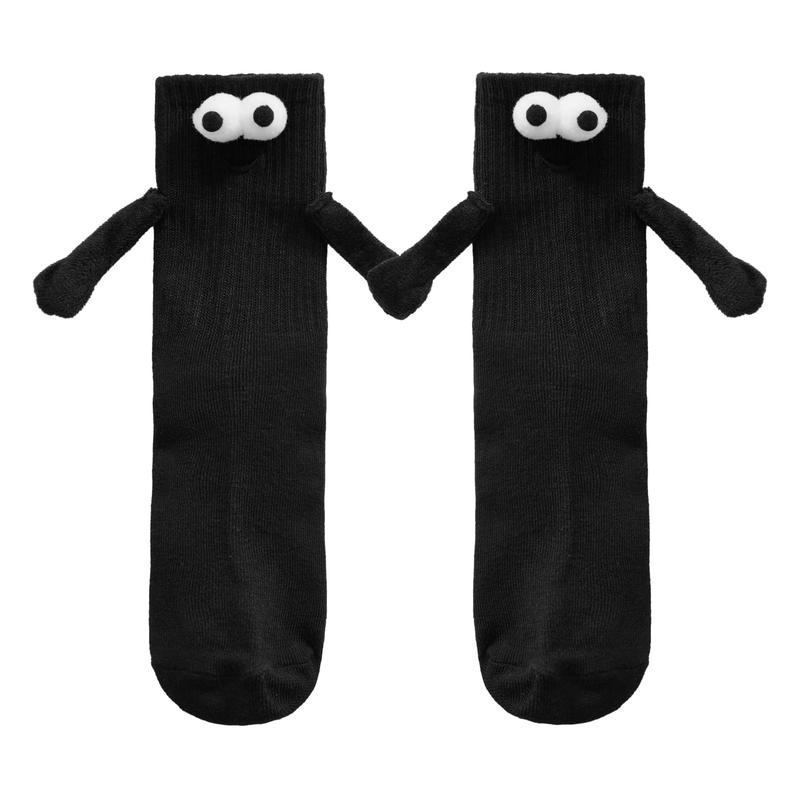 Product Introduction of Couple Novelty Socks Cartoon Magnetic Holding Hands Socks Cute Elastic Walking Socks for Women Men Gift for Birthday & general Daily 27