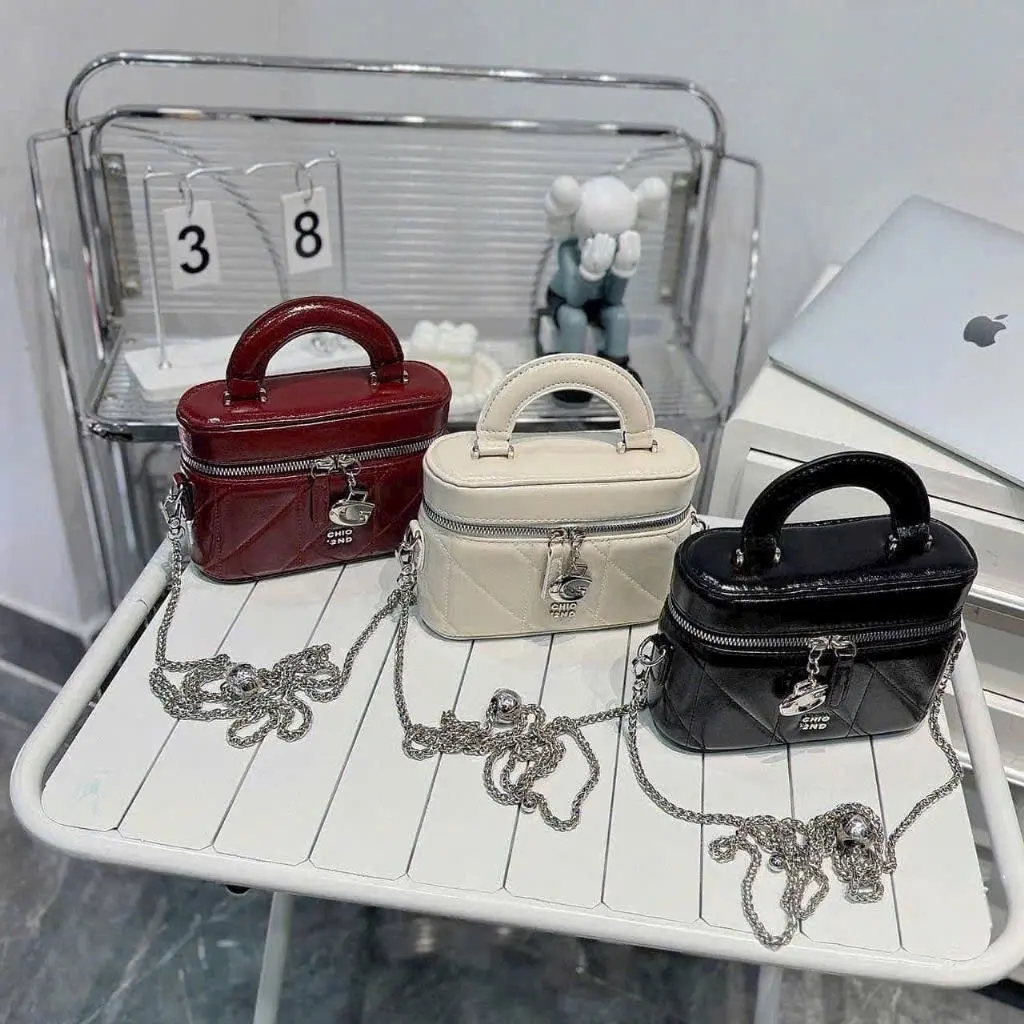 TL36 Túi Cốp Nữ Chio2nd Cao Cấp Sang Trọng Đeo Chéo Size 18cm Siêu Xinh, Kèm Dây Đeo Chéo, Đi chơi, Dự Tiệc Sang Chảnh tuixinh giare
