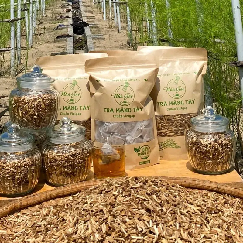 Trà măng tây Ninh Thuận 60 túi lọc 200gr 0