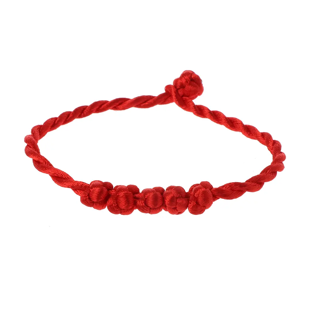 Nice Red String Braided Bracelet Kabbalah Wristband Bracelet Against Eye Jewelry