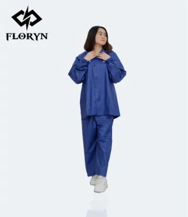 JAS HUJAN, RAINCOAT Terbaik Pria Wanita BY FLORYN Original PVC Anti Rembes 6