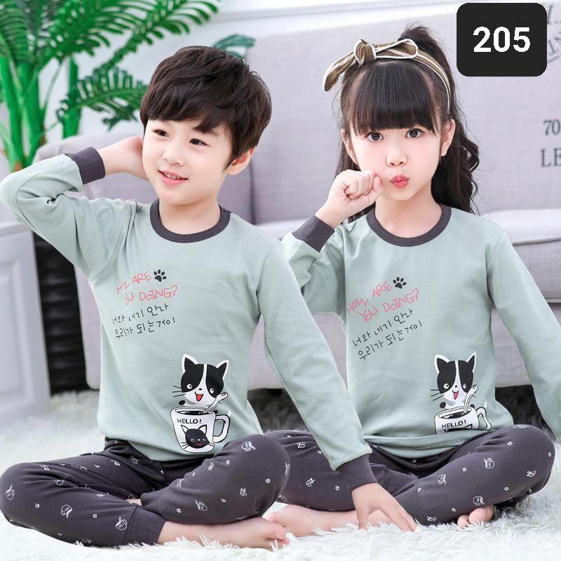 Product Introduction of (COD) SETELAN PIYAMA ANAK/ BAJU TIDUR PANJANG ANAK-ANAK 18