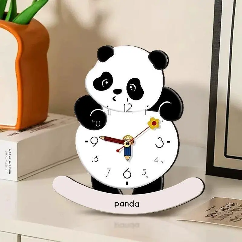Panda Kreatif, Jam Meja Pendulum, Ruang Tamu, Kabinet TV, Belajar, Bilik Tidur, Desktop, Lukisan Meja