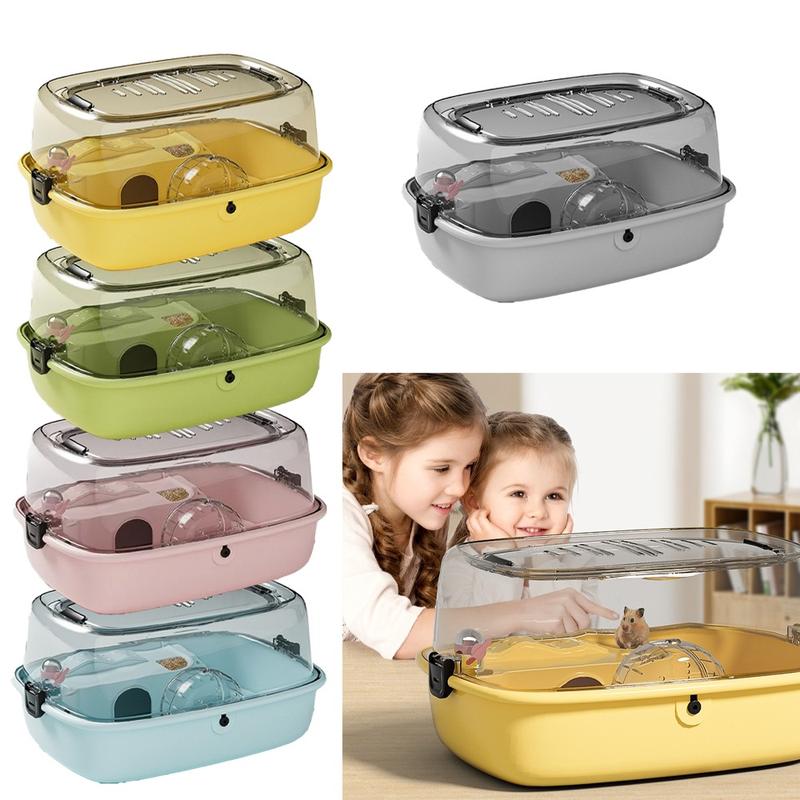 View of thingin New Ventilation Large Hamster Cage Transparent Doubl - TikTok ...