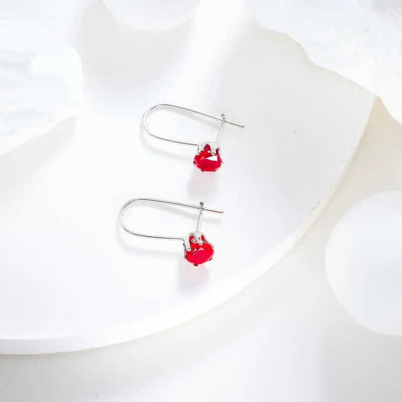 281E Anting Titanium Wanita Anti Karat Dan Anti Luntur Asli Dewasa Panjang Silver Jewerly Ori Tidak Selamanya Tusuk Emas Muda 5