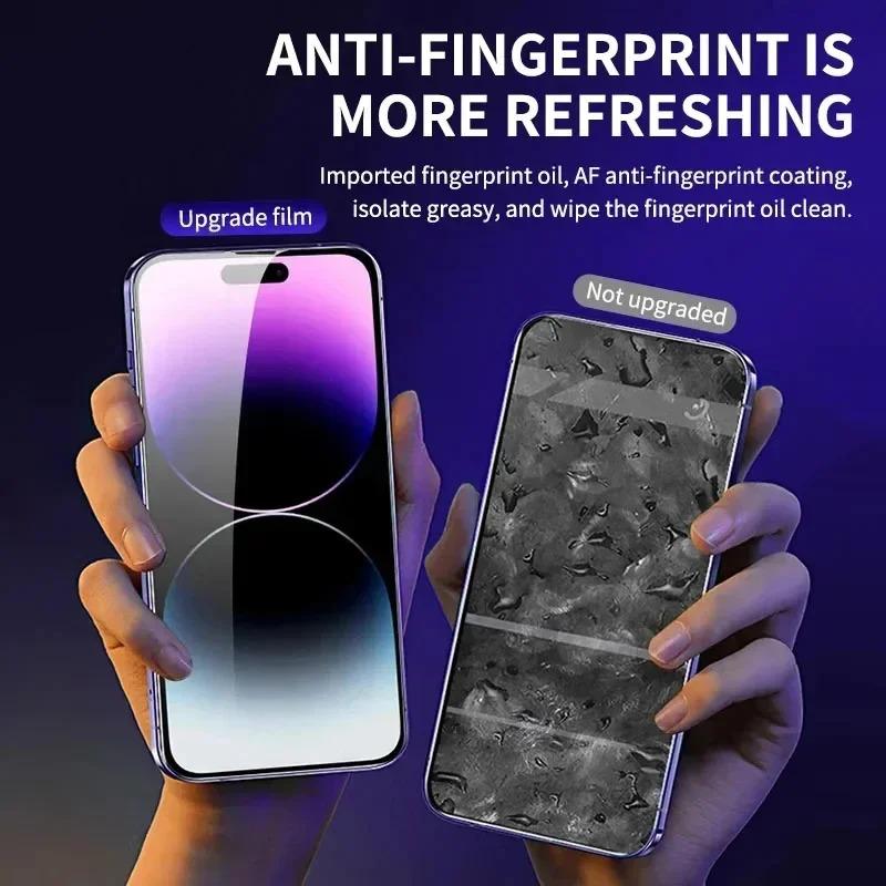 Kính Cường Lực Cao Cấp, Độ Phân Giải 8K, Dành Cho iPhone 15, 14, 13, 12, 11, Pro Max, XS MAX Và 15 Plus, Bảo Vệ Màn Hình, Có Nắp Gắn Căn Chỉnh, Bao Gồm 1-2 Chiếc 4