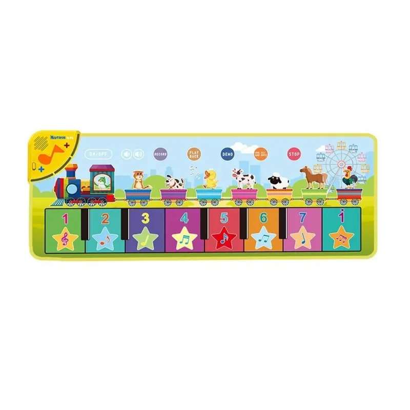 Thảm Đàn Piano Âm Nhạc, Cho Bé Và Trẻ Em, Đồ Chơi Bàn Phím, Thảm Sàn Khiêu Vũ Điện, Đồ Chơi Nhạc Cụ Giáo Dục, Thích Hợp Cho Trẻ Mới Biết Đi 1
