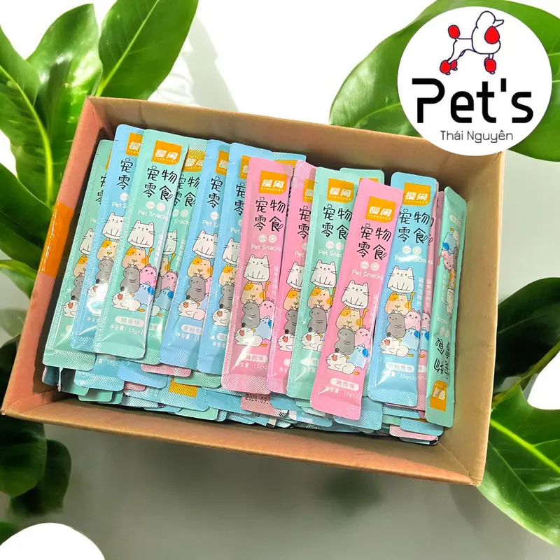 [COMBO 200 THANH Mix vị] Súp thưởng cho mèo Shizuka 15g-Pets Thái Nguyên 6
