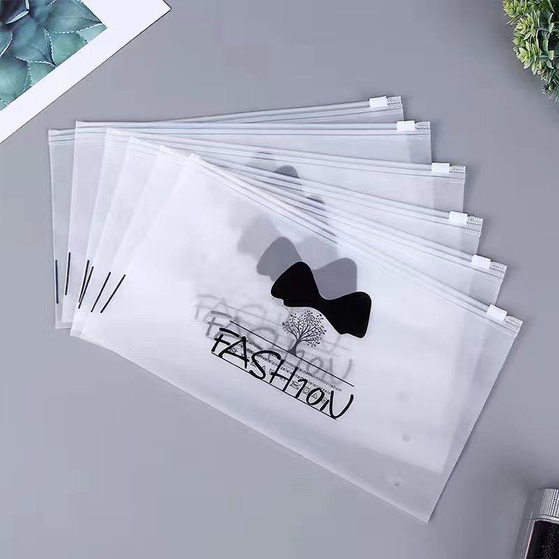 TAS PENYIMPANAN ZIPLOCK TRANSPARAN MOTIF FASHION / KANTONG TRAVEL SERBAGUNA / TAS ORGANIZER TRAVEL / TAS KOSMETIK