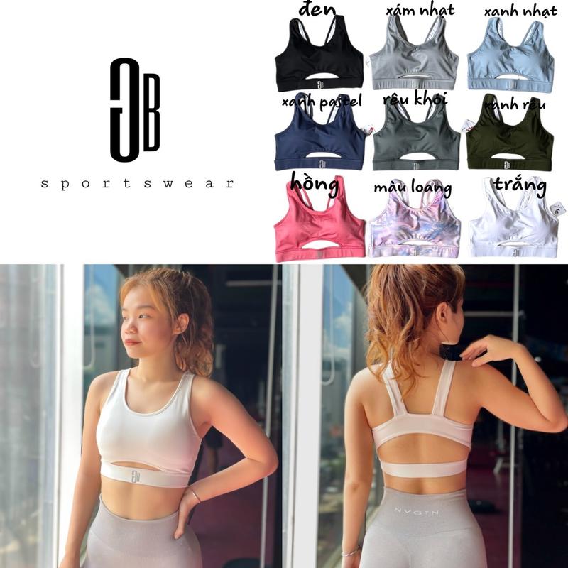 Áo bra thể thao nữ tập gym yoga đi chơi kiểu dáng đẹp lạ khoét lưng siêu xinh chống mùi