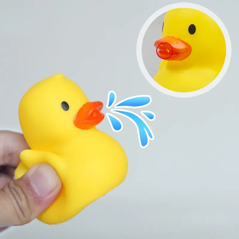 Đồ Chơi Nhà Tắm Phòng Tắm Cho Em Bé Thiết Kế Hình Động Vật Nhỏ Dễ Thương, Thích Hợp Cho Mùa Hè, Đồ Chơi Trẻ Em, Quà Tặng Vịt Nhỏ Màu Vàng, Cho Bé 0-3 Tuổi 2