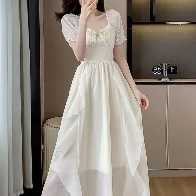 slim fit dress slacks Coral Bohemian Bodycon Dress with Ruffle Trim main image 0
