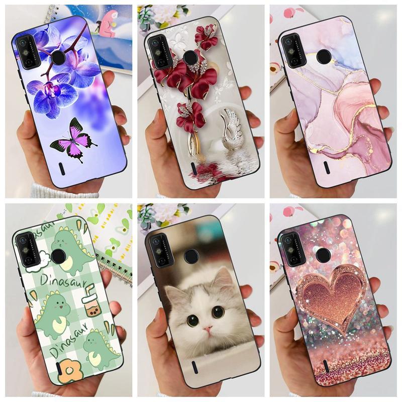 Ốp Tecno Spark 6 Go, KE5j KE5k, Thiết Kế Hoa Đá Cẩm Thạch Thời Trang, Chất Liệu Silicon Mềm, Vỏ Điện Thoại, Ốp Lưng Sốc, Tương Thích Với Tecno Spark6 Go 2020