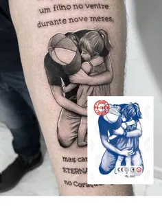 Tatto temporary Bapak & anak tahan lama 7-15 hari model YR-003