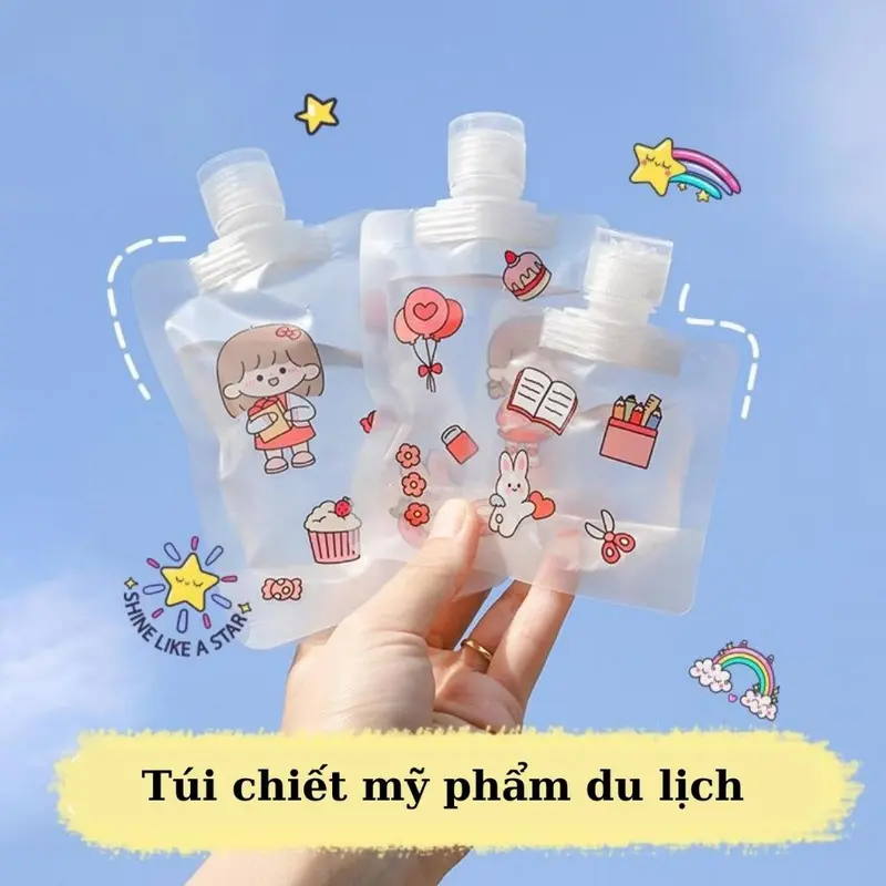 Túi Đóng Gói Phụ Du Lịch, Bán Chạy, Dùng Một Lần, Cho Mỹ Phẩm, Kem Dưỡng Da, Bộ Dầu Gội Đầu, Sữa Tắm, Dụng Cụ Thiết Yếu Và Hữu Ích 0
