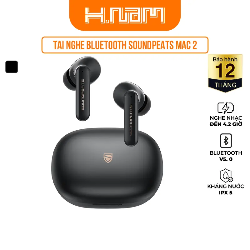 Tai Nghe Bluetooth Soundpeats Mac 2 Pin Trâu