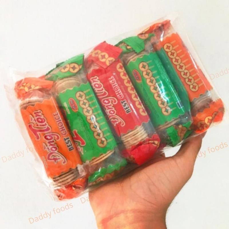 Bịch 10 gói bánh quy đồng tiền