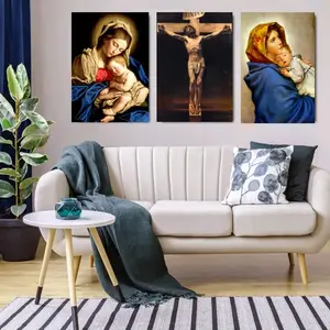 ((COD)) Hiasan Dinding Yesus Kristus Aesthetic Ruang Tamu Ruang Kamar Segala Ruangan