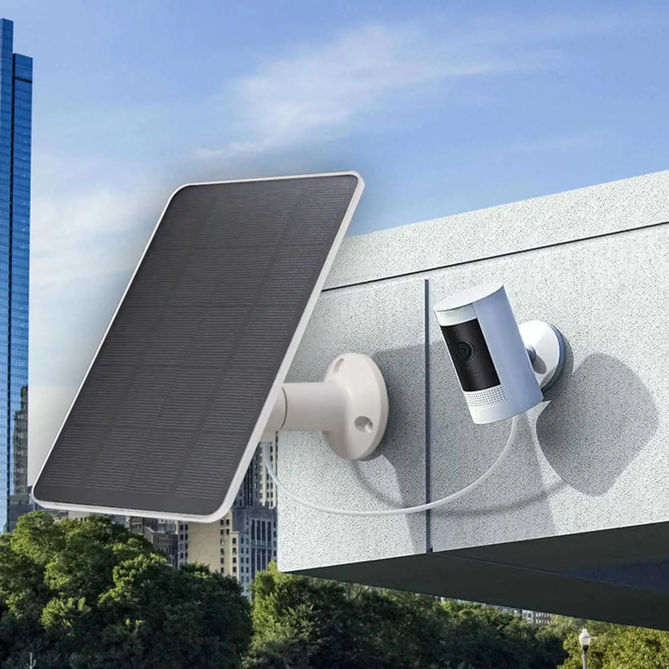 Solar Panel, Outdoor Photovoltaic Panel, Power Generation Solar Panel, Small Components Solar Panel, Photovoltaic Panel, Installation, Modern, Exterior