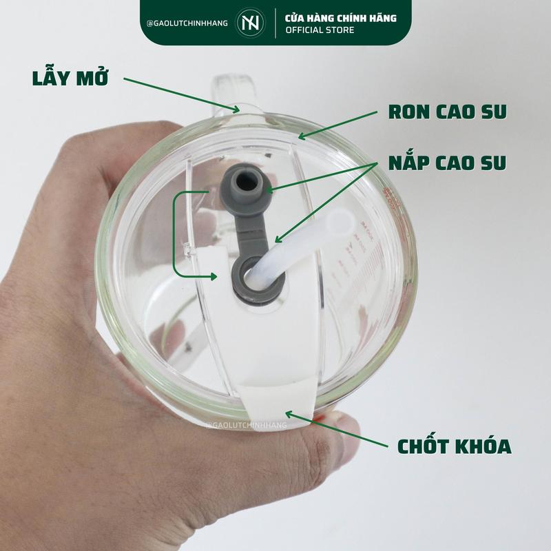 Cốc Chia Vạch Thủy Tinh Có Nắp 2