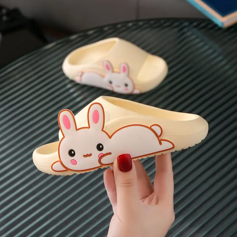 Kumada Sandal Kelinci Lucu Untuk Anak Laki laki Dan Perempuan Non-slip Mandi Dalam Ruangan Sandal Laki-Laki Dan Untuk Anak Besar Dan Sedang Sandal TX08 Kaki Fashion 4