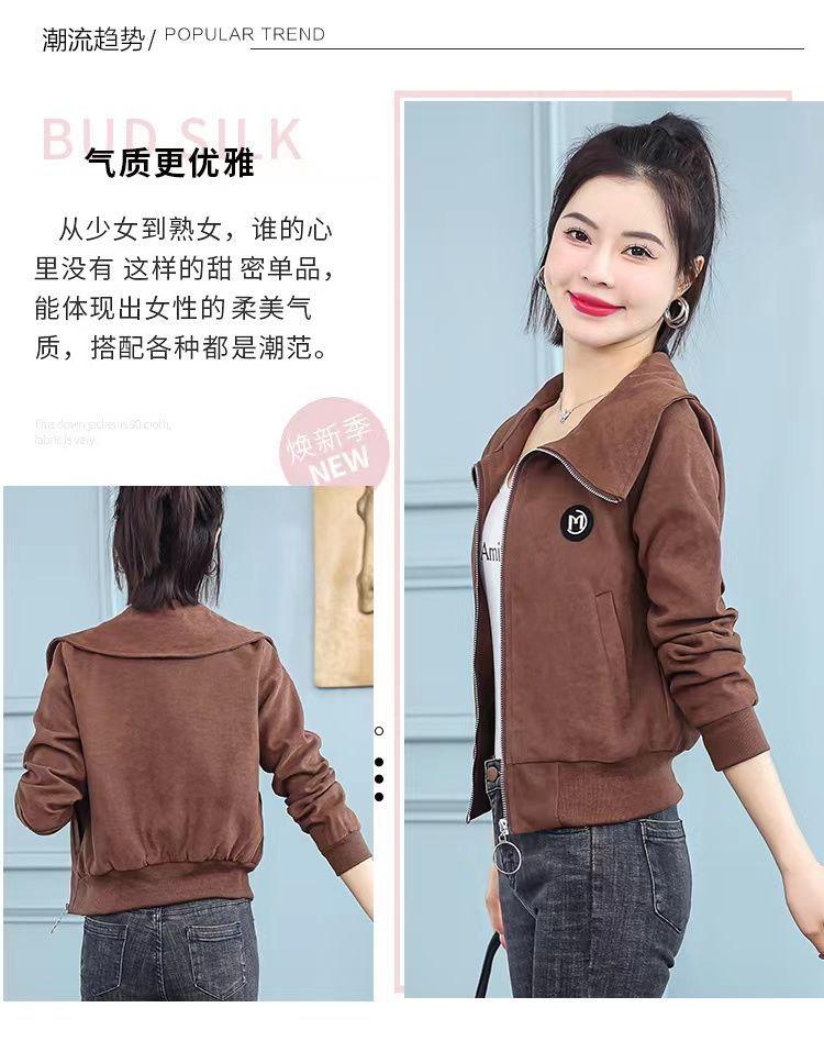Product Introduction of Áo Khoác Ngắn Lót Lông Cừu / Không Lót Lông Cừu Cho Nữ, Áo Khoác Đồng Phục Bóng Chày Thường Ngày, Phong Cách Chanel Đa Năng Mới, Mùa Xuân Và Mùa Thu 25