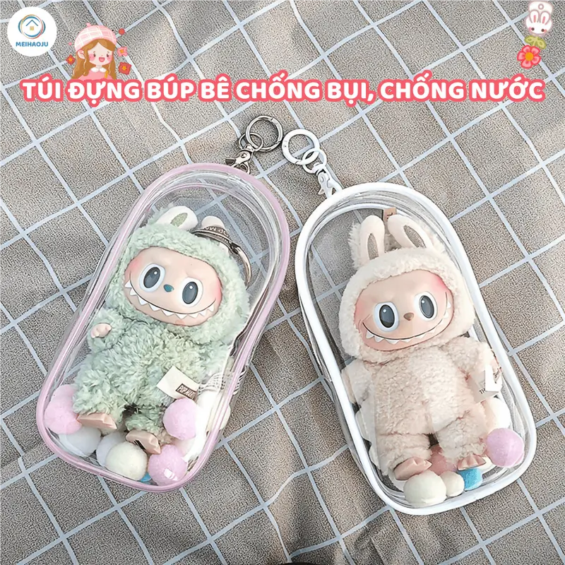 Túi Đựng Búp Bê  Labubu, Túi Bảo Quản Búp Bê Ngoài Trời, Chống Bụi Chống Nước Hiệu Quả (Không Búp Bê) 0