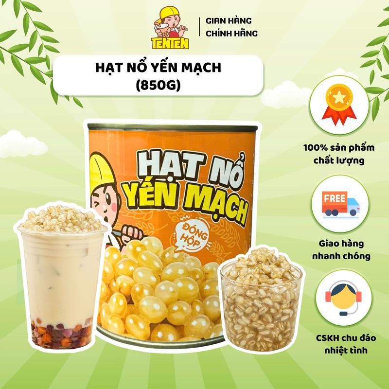 Hạt Nổ Yến Mạch TenTen hộp cam (850g)