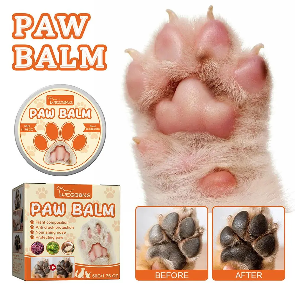 Pet Moisturising Claw Balm For Cats & Dogs Deep Moisturising Sole & Paw Pampering Balm Z4S8