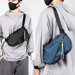 Men's Sports Style Crossbody Bag Trendy Cycling Messenger Bag Multifunctional Shoulder Bag Lightweight Chest Bag Waist Bag Suitable for Daily Use Travel Storage or Gift