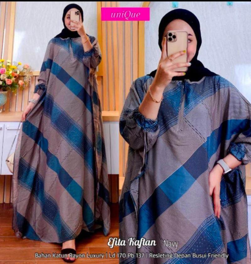 Product Introduction of KAFTAN MOTIF EVITA RAYON PREMIUM BUSUI JUMBO LD 170CM 4