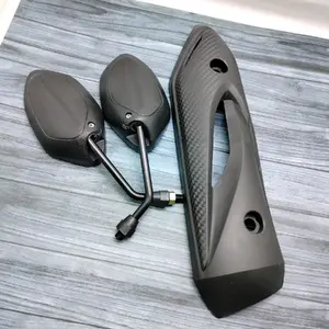 tutup tameng knalpot beat karbu+ spion beat hitam standar beat karbu beat old Motorcycle