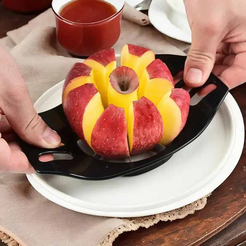 Stainless Steel Apple Slicer, 1 Count Apple Cutter, Apple Core Remover, Kitchen Fruit Core Removal Tool, Kitchen Cutting Gadgets 0