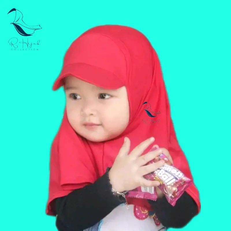 Hijab Olahraga Bayi Kerudung Sporty Anak Bayi 0 2 Th Jilbab Sport Bayi Hijab Instan Topi Jilbab Baby Newborn Terlaris Muslim Cantik 1