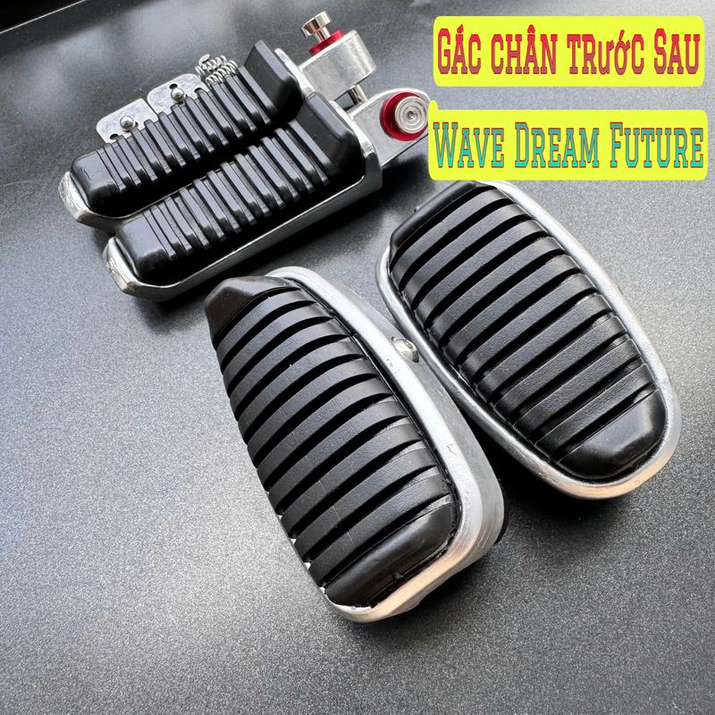 Gác Chân Trước Sau Honda - Ya Wave - Dream - Future - SIRIUS [ Lưu Ý Fuled Wave 110 Đi Gác Tictok phải mài Xíu ] Phụ Tùng Phụ Kiện xemay Cao Su