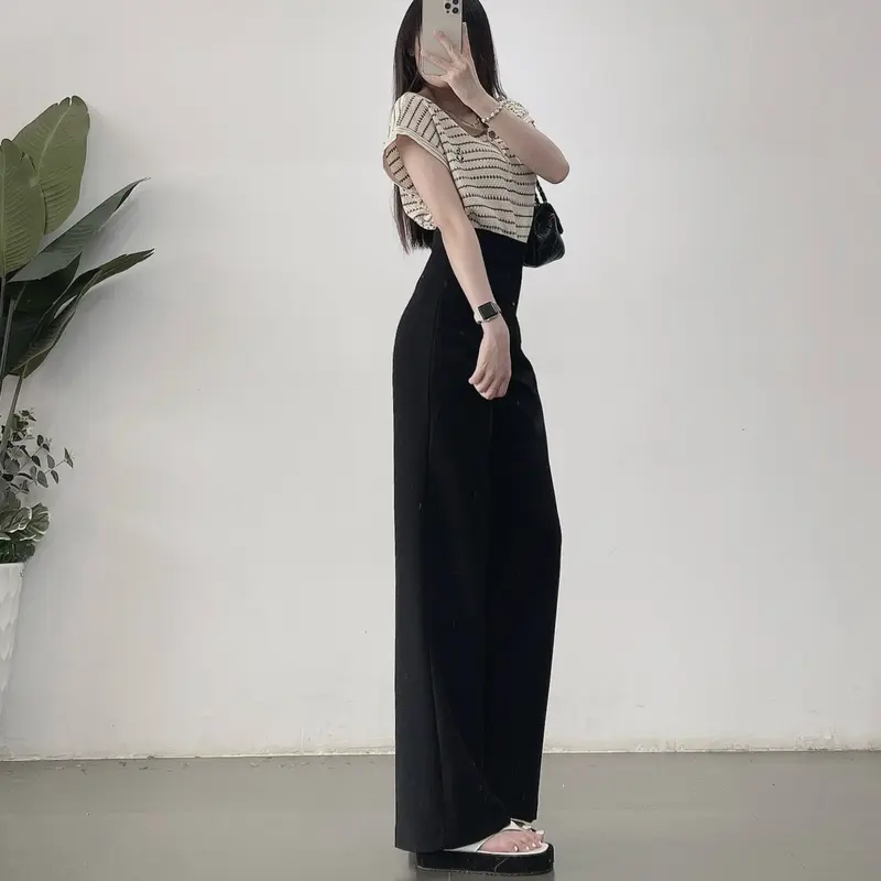 Quần tây ống đứng hack dáng thanh lịch Pants 4