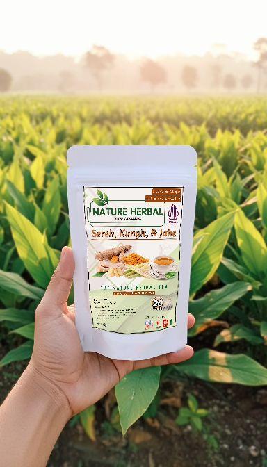 TEH KUNYIT,JAHE & SERAI/TUMERIC GINGER with LEMONGRASS TEA Herbal Tea Isi 30