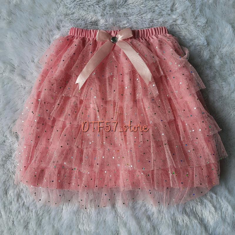Clara Rok Tutu Anak Bahan Gliter Model Umpak Umpak | Rok Tutu Anak | Rok Tutu Umpak | Bawahan Rok Tutu Susun | Rok Tutu Anak Perempuan Fashion Kids 2